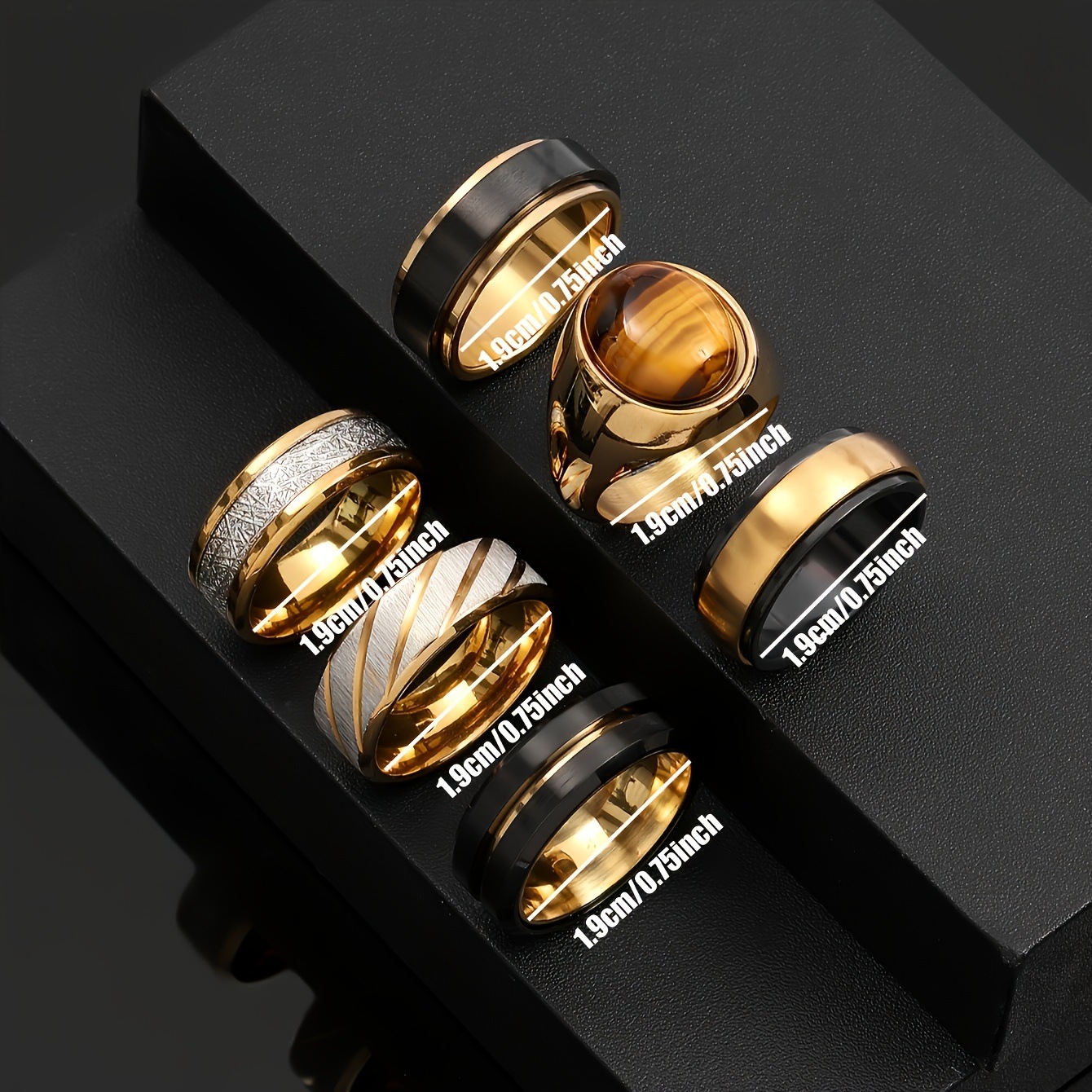 Designer Men's Ring Minimalist Modern Style For Refined Gentlemen_voghion.com