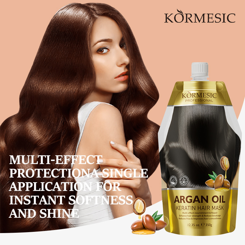 Kormesic Full English Nut Oil Keratin Multi-Function Hair Mask Moisturizes Hair Cross-Border Manufacturer Wholesale