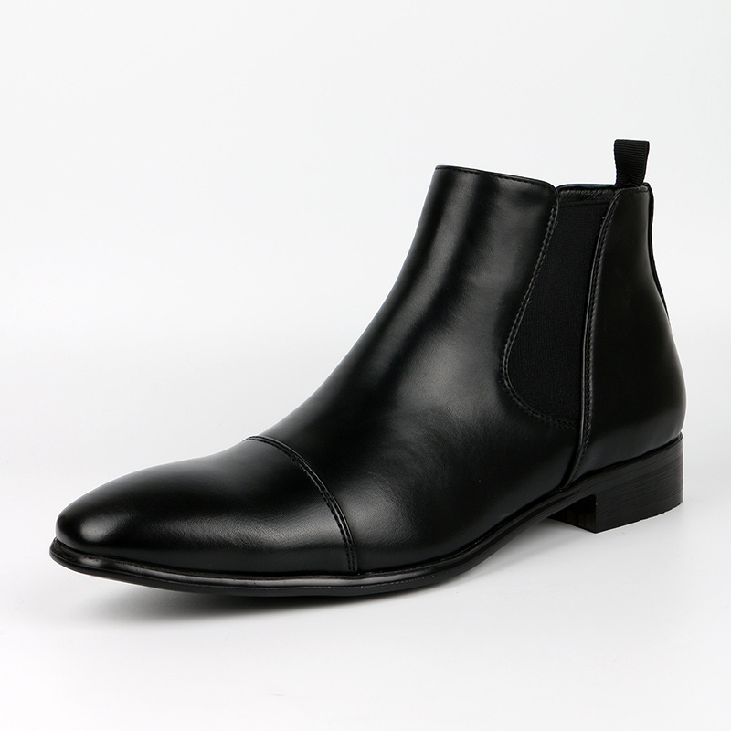 Übergroße Herrenschuhe Retro-Mode lässige Herrenstiefel_voghion.com