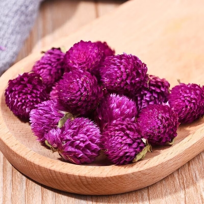 Globe Amaranth Flower 500g Qian Ri Hong Dried Herbal Tea Flowers Loose Bulk for Blending with Rose Lemon Jasmine key features