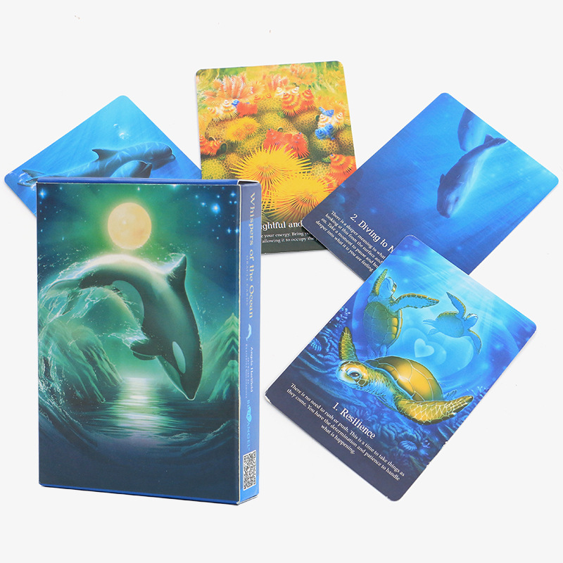Ocean Voice Oracle Cards Tarot Deck For Party Games_voghion.com