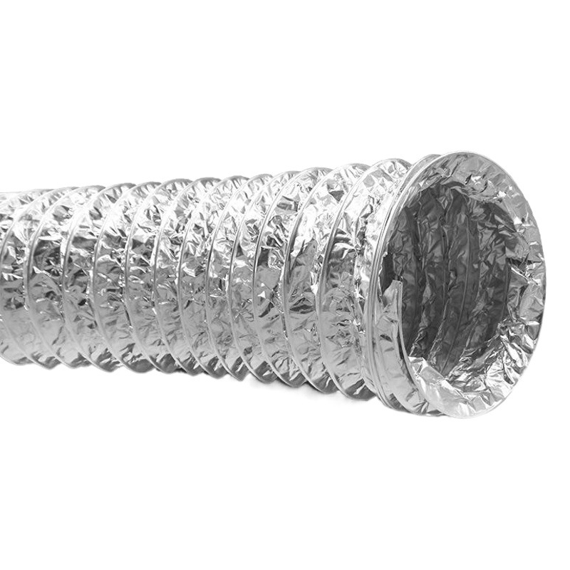 Tubo de Ventilación de Aluminio 4 Pulgadas (100/150 mm) para Extracción de Humo image 1