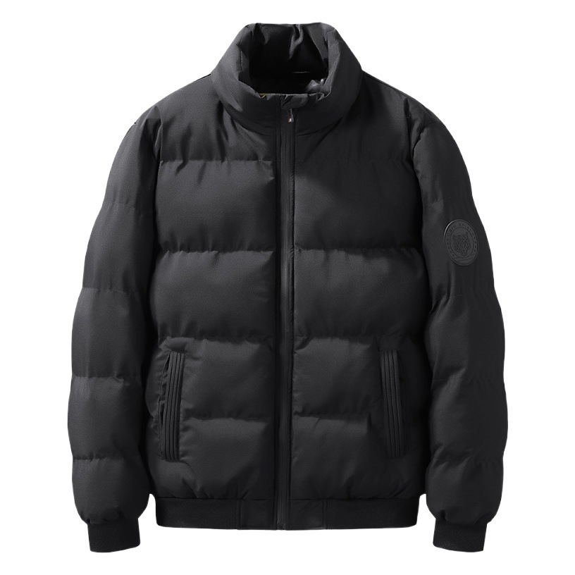 Nuevo abrigo de invierno de los hombres abrigo de invierno de algodón acolchado abrigo corto collar engrosado abajo abrigo de algodón acolchado moda coreana guapo ropa de invierno