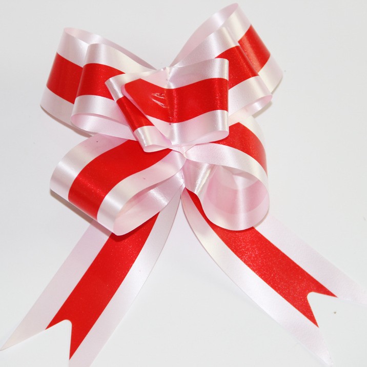 Fabricante al por mayor de empaques de flores para regalos navideños, cinta con borde dorado, 30 flores medianas atadas a mano.