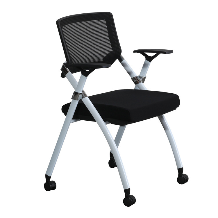 silla, silla con tablero de escritura, silla de escritura, silla plegable de tela de malla, silla ergonómica comercial, silla de oficina, silla sedentaria