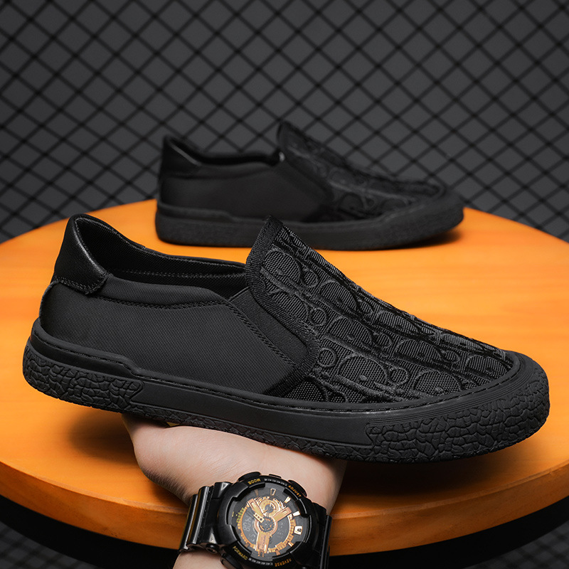 Zapatos De Hombre Nuevos Zapatos De Primavera Y Verano Para Hombres, Zapatillas De Deporte Sin Cordones Informales Que Combinan Con Todo, Comercio Exterior Transfronterizo_voghion.com