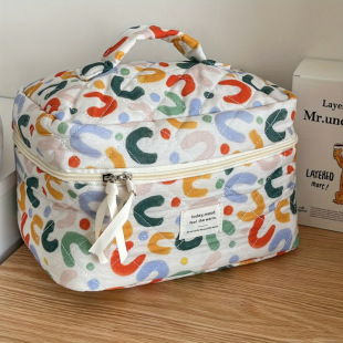 W 76094 Quilted Makeup Bag �W�p��y���y���羳���Q���l��