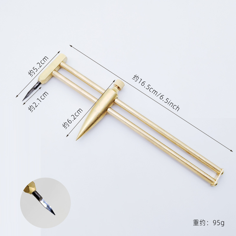 Herramientas de fabricación de cerámica olla de arcilla púrpura medidor de apertura coche tira de arcilla de plástico coche de pared coche distancia de madera BRÚJULAS DE COCHE cortador calibre de cobre