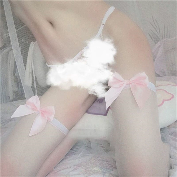 Tights with bow