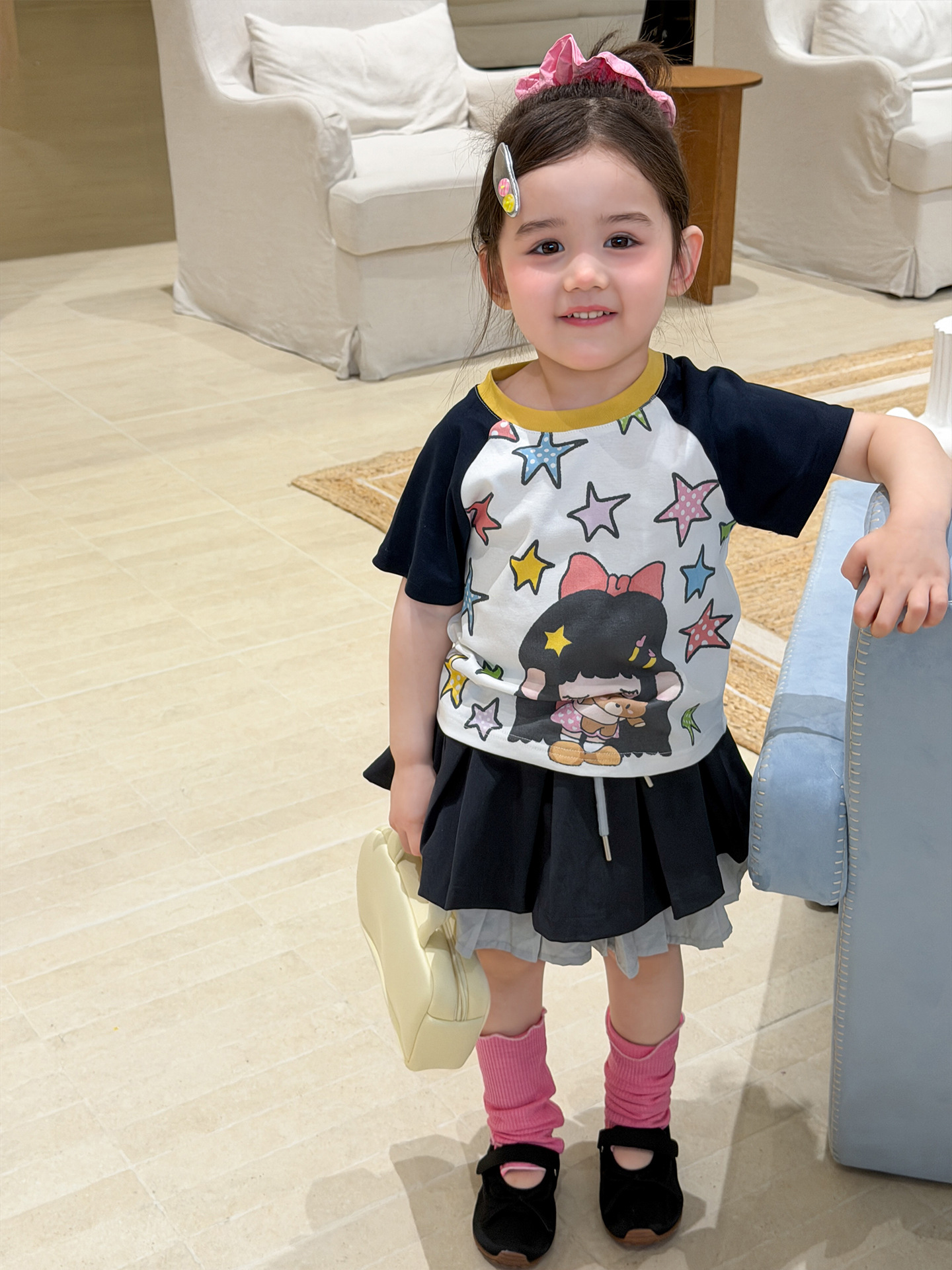 Sugar Pear ropa infantil de niñas falda corta verano delgado 2026 aire extranjero para niños 100 pastel falda de bebé
