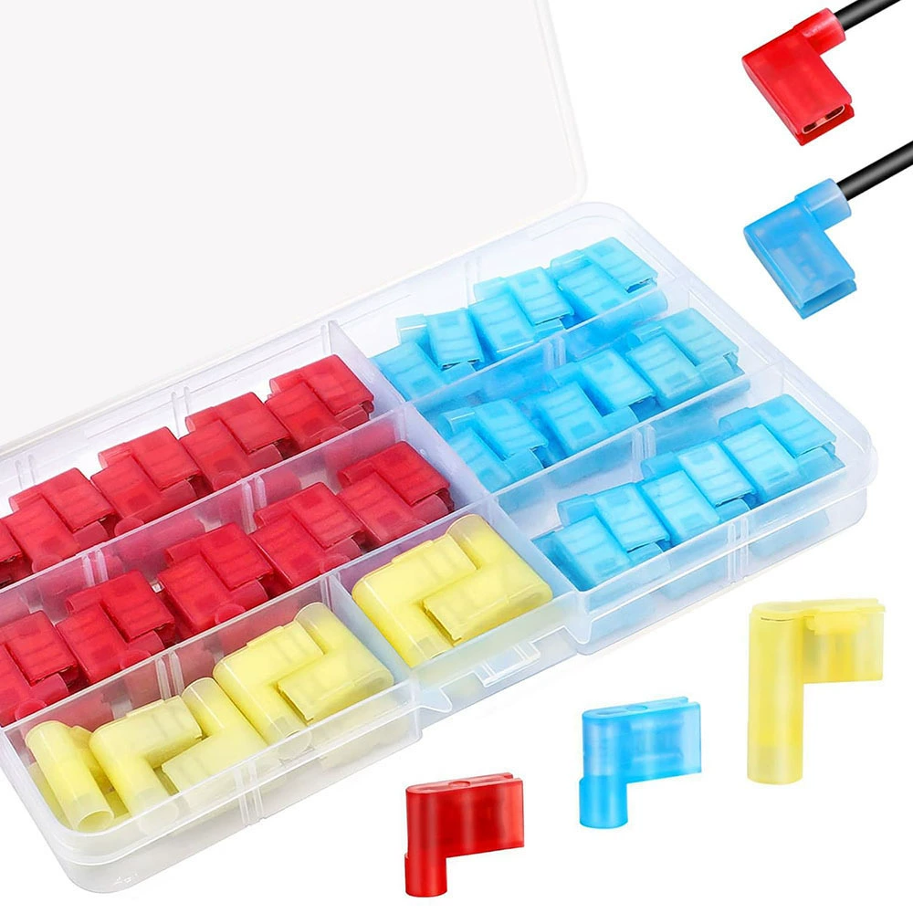 Трансграничная оптовая продажа 80PCS в штучной упаковке нейлоновой изоляции быстрого размыкания флажка клеммный клеммный набор пружинных разъемов