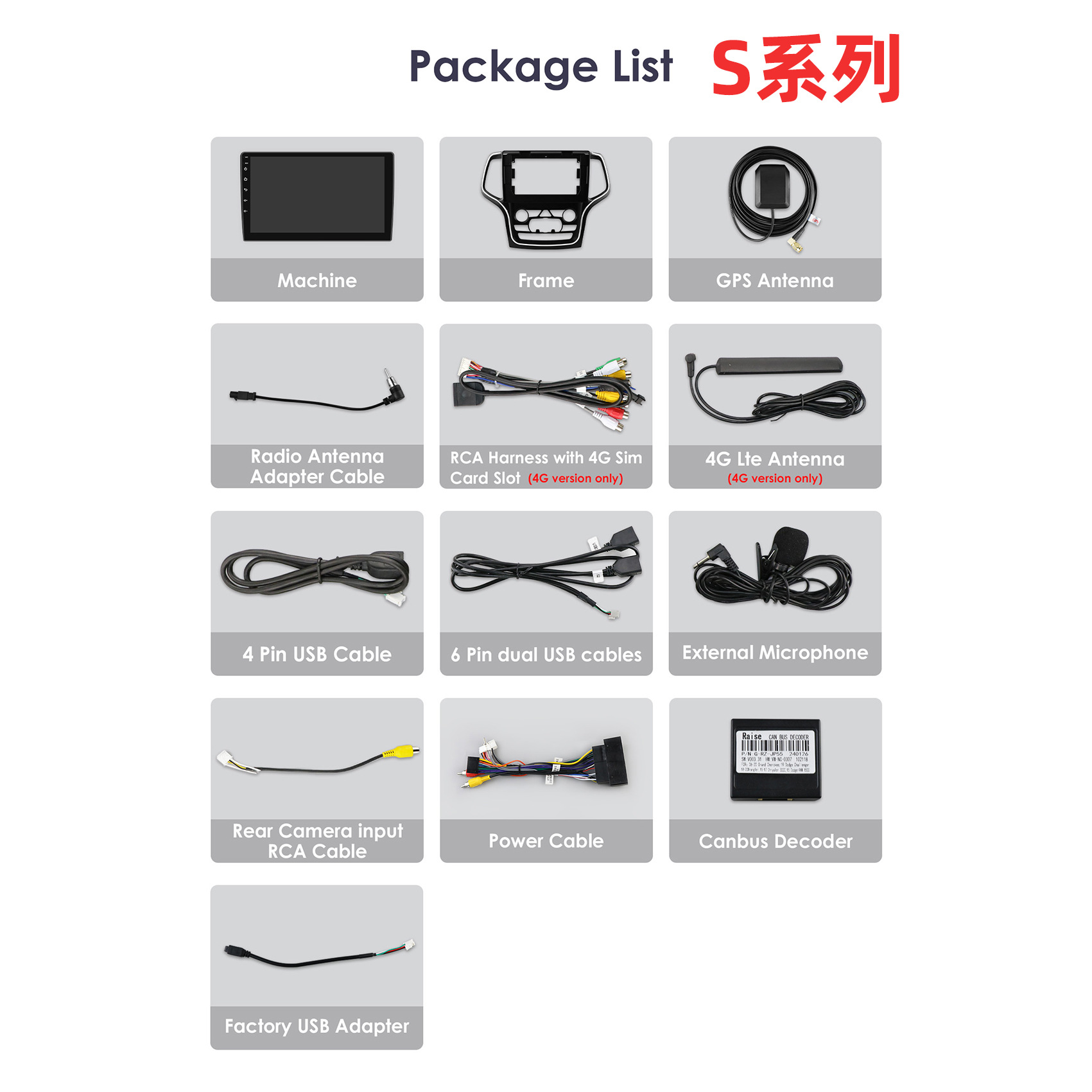 10inch Suitable for 14-22 Jeep Grand Cherokee Android Smart Large-Screen Car Central Control and Navigation All-In-One Machine