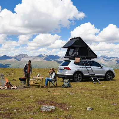 Starry Sky Tent, Hard-Top Car Roof Tent, Outdoor Tent, Wilderness Camping, Barbecue, Car-Mounted, Suv, Off-Road Vehicle, Road Trip