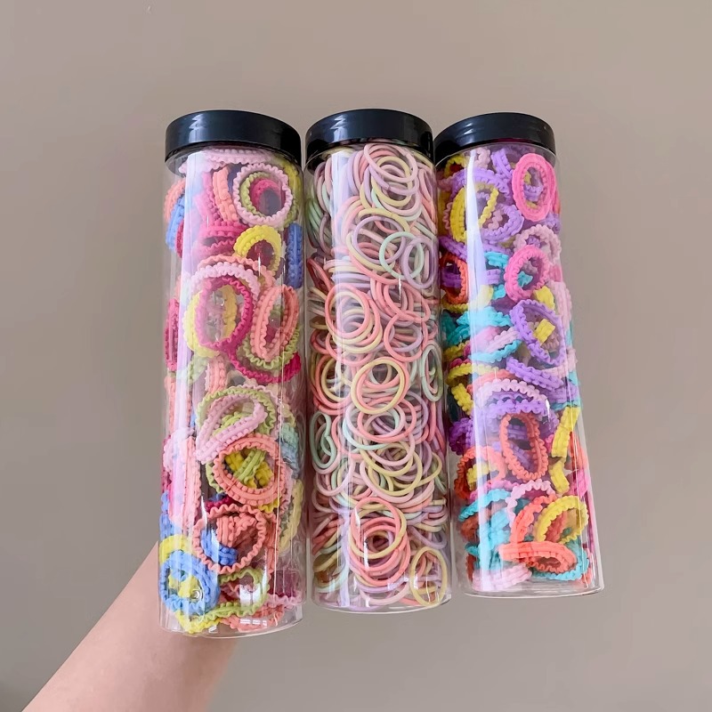 Banda de goma de los niños no lastia el pelo pequeña niña corbata pelo cuerda bebé tocado Corea del Sur chica durable alta elástico cabeza