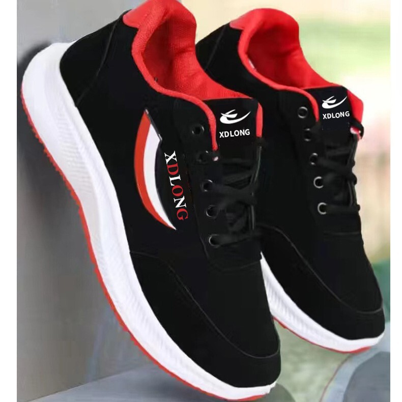 Cross-Border Jogging Men's Shoes, Men's Low-Top Casual Sports Shoes, Korean Style Versatile Breathable Running Shoes, Lightweight Casual Versatile Shoes