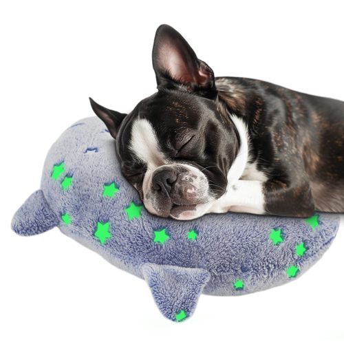 Dog Bed Pillow Cervical Support Pet Moon-Shaped Cushion Pet Napkin Pillow Glow-in-the-Dark Cat Pillow Pet U-Shaped Pillow