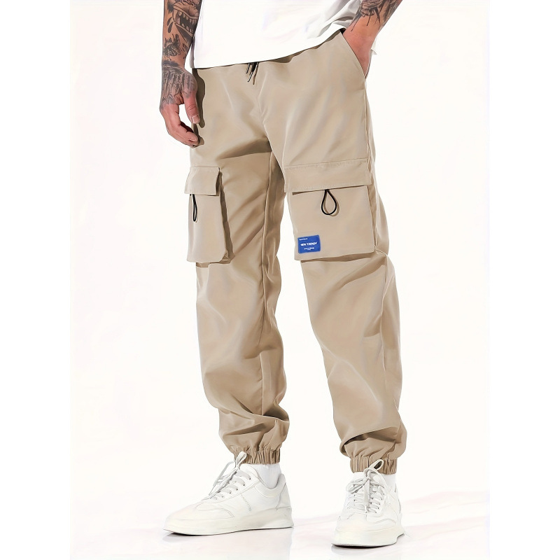 H 57981 Mens Loose Cargo Joggers Loose-Fitting Functional Cargo Pants Cross-Border H 57981 Mens Loose Cargo Joggers Loose-Fitting Functional Cargo Pants Cross-Border