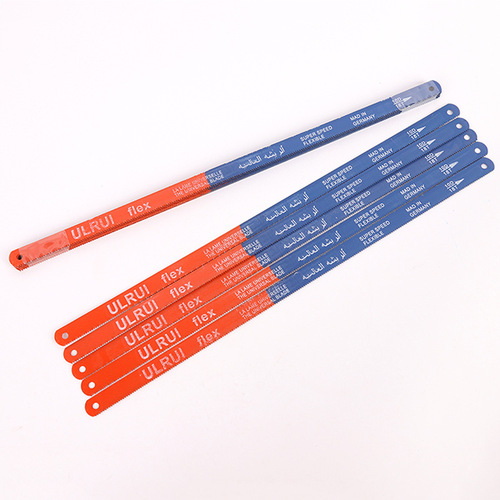 Wholesale flexible hacksaw blade 300mm 18 teeth 24 teeth saw blade hand flexible foldable double-sided metal saw blade