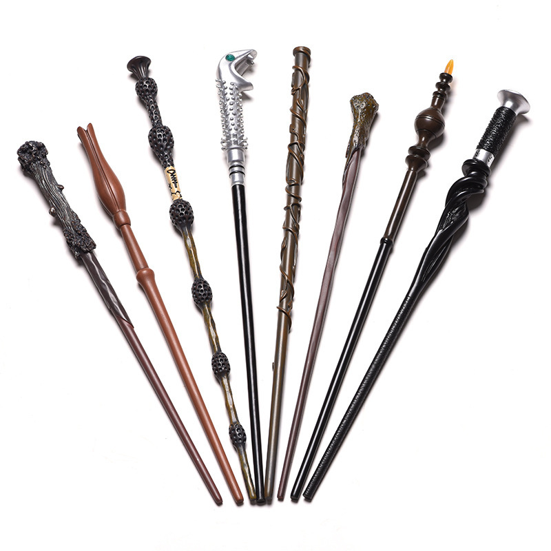 Wholesale Harry Potter Hermione Malfoy Dumbledore magic wands, novelty gifts, metal core, steel core, bare wands