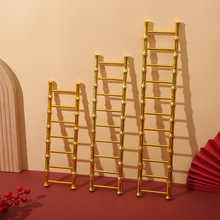 乔迁之喜装饰小红梯子摆件步步高升新居布置礼物9梯11梯搬家梯子