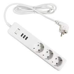 ヨーロッパ規格は1.5m電源コード付きコンセントの充電機能を拡張します。