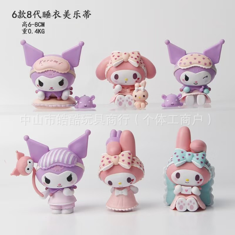 盲盒手办美乐蒂三丽鸥初音未来咒术名侦探柯南趴趴初音公仔摆件|undefined