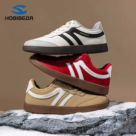 HOBIBEAR宽头鞋加绒冬季运动鞋二棉休闲鞋保暖男女德训鞋厂家直销