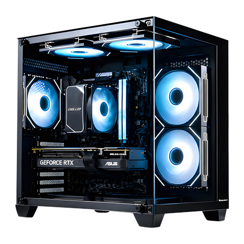 Desktop Computer Host Complete Set Amd5500X3D Customized High-End DIY Assembly Computer Game Delta