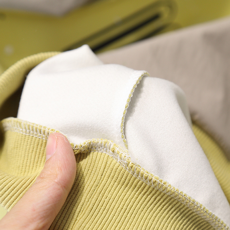 7096 traje de suéter para niños primavera y otoño 2025 nueva ropa deportiva con capucha para niños, traje de dos piezas de estilo occidental de primavera