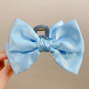 Black double-sided hair accessory for princess, three dimensional hairgrip with bow, shark, crab pin, wide color palette