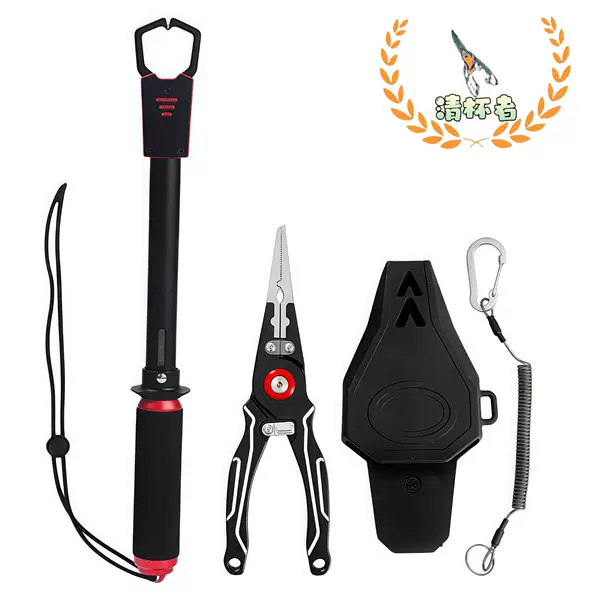 Aluminum Alloy Tungsten Steel Blade Cutter for Cutting Pe Line, Large Fish Hook Remover Fishing Pliers, Multifunctional Fishing Tool, Lure Pliers