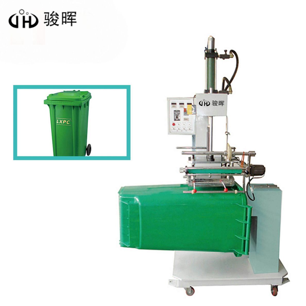 250YZ液压烫金机 转运箱水果篮筐分类垃圾桶电器外壳热冲压烫金机