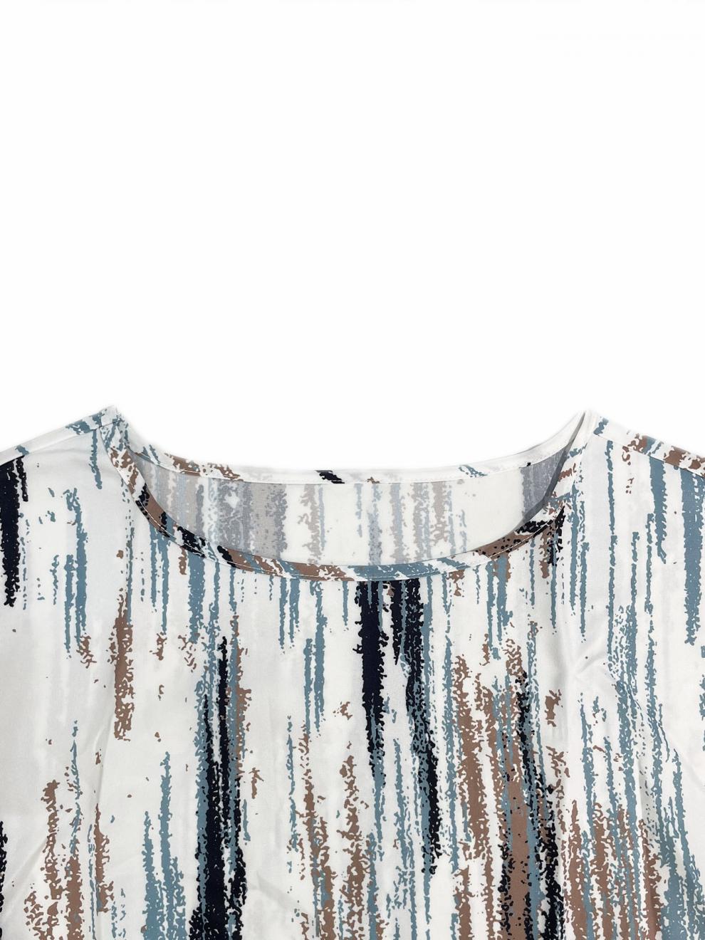 154g Weight Above Knee Dress Length Type Short Sleeve Sleeve Length Sheath Dress Dresses Type Batwing Sleeve Sleeve Type Polyester Fabric Type Mid Waist Waist Line Holiday Occasion Round Neck Neckline Regular Fit Fit Type Multicolor Pattern Summer Season Women's Gender Streetwear Style Wholesale Women's Streetwear Multicolor Holiday Round Neck Short Sleeve Sheath Dress 8