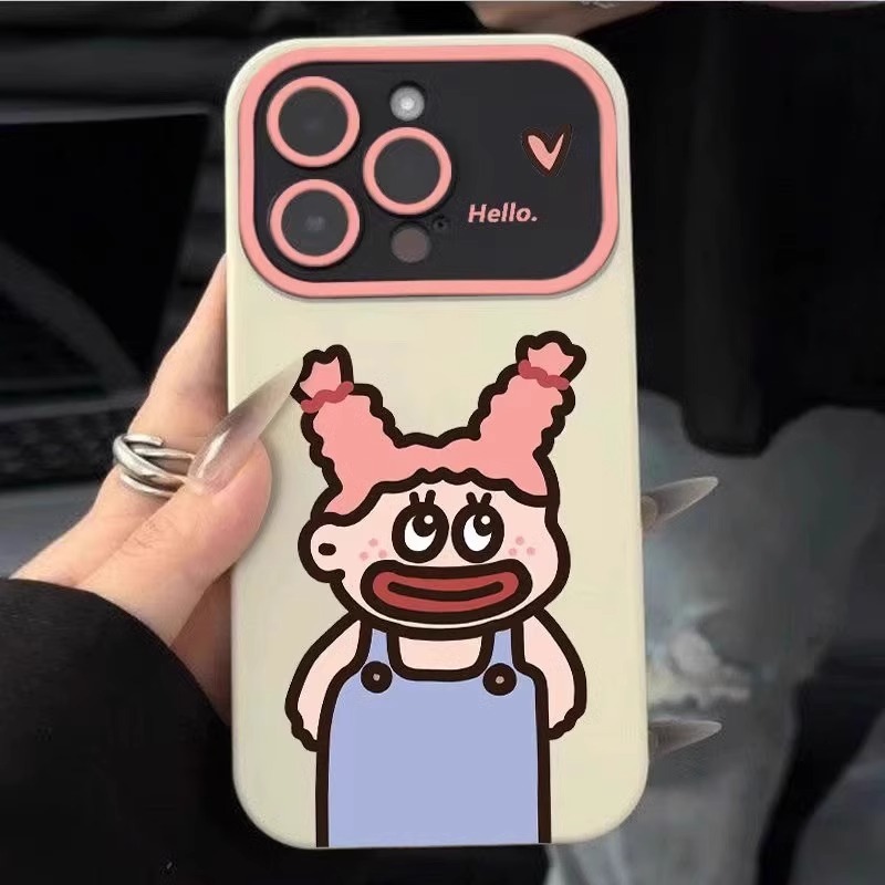 面白くて可愛いカップル向け、Apple 17、12mini、新作ウィンドウ、15plus、7、14plus、16E対応のスマホケース、卸売販売。|undefined