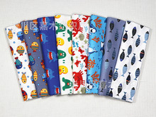 斜纹纯棉布料批发 133*72全棉环保印染 婴幼儿床品布料 婴童罩衣