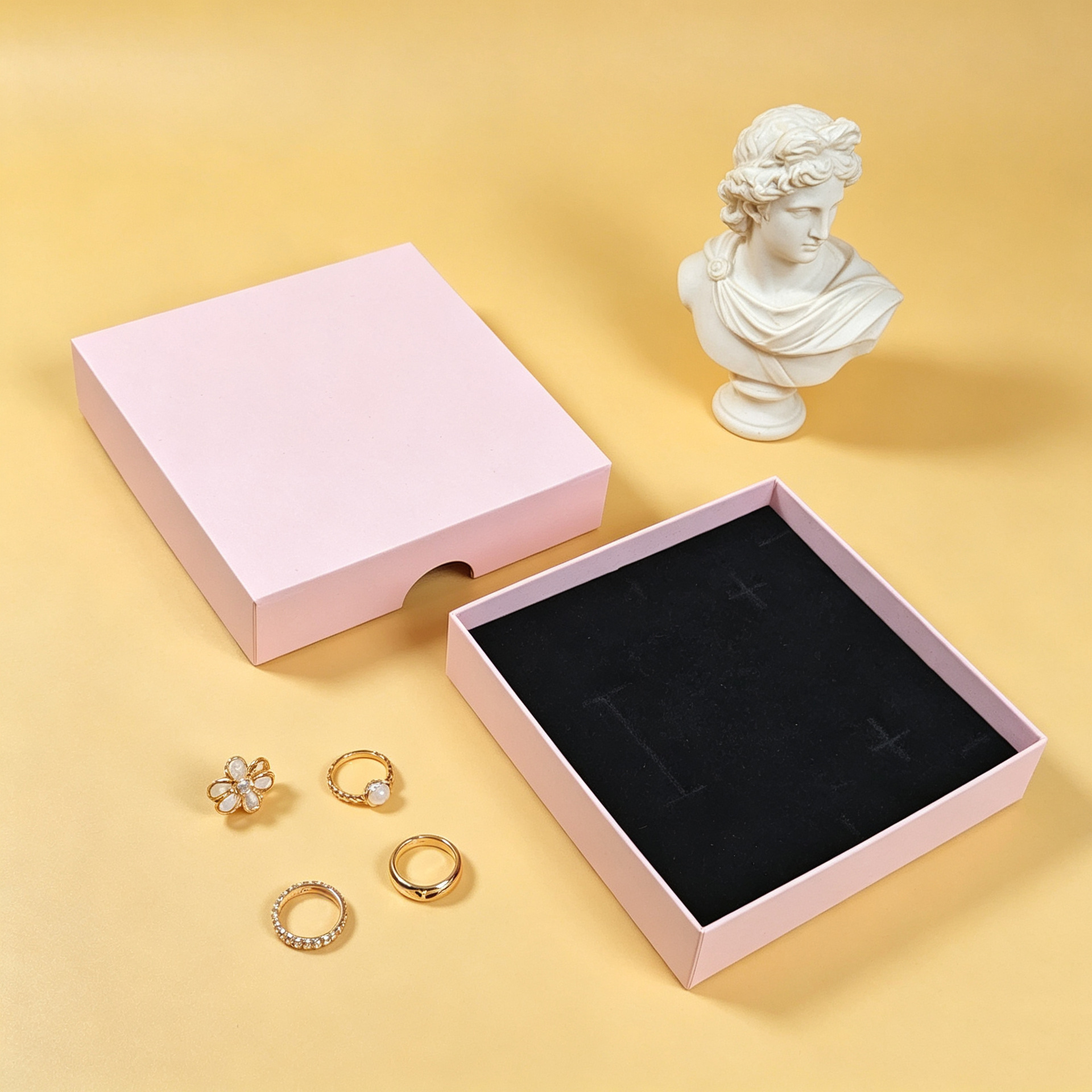 Caixa de joyería de cuero portátil para viajar caja de almacenamiento anillo collar de brazalete bolsa de joyería a prueba de polvo image 32