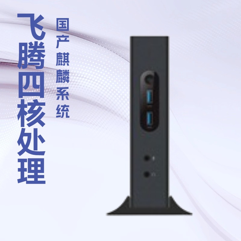 信创国产飞腾E2000Q客户端四核麒麟统信适配单位培训室办公PC可选