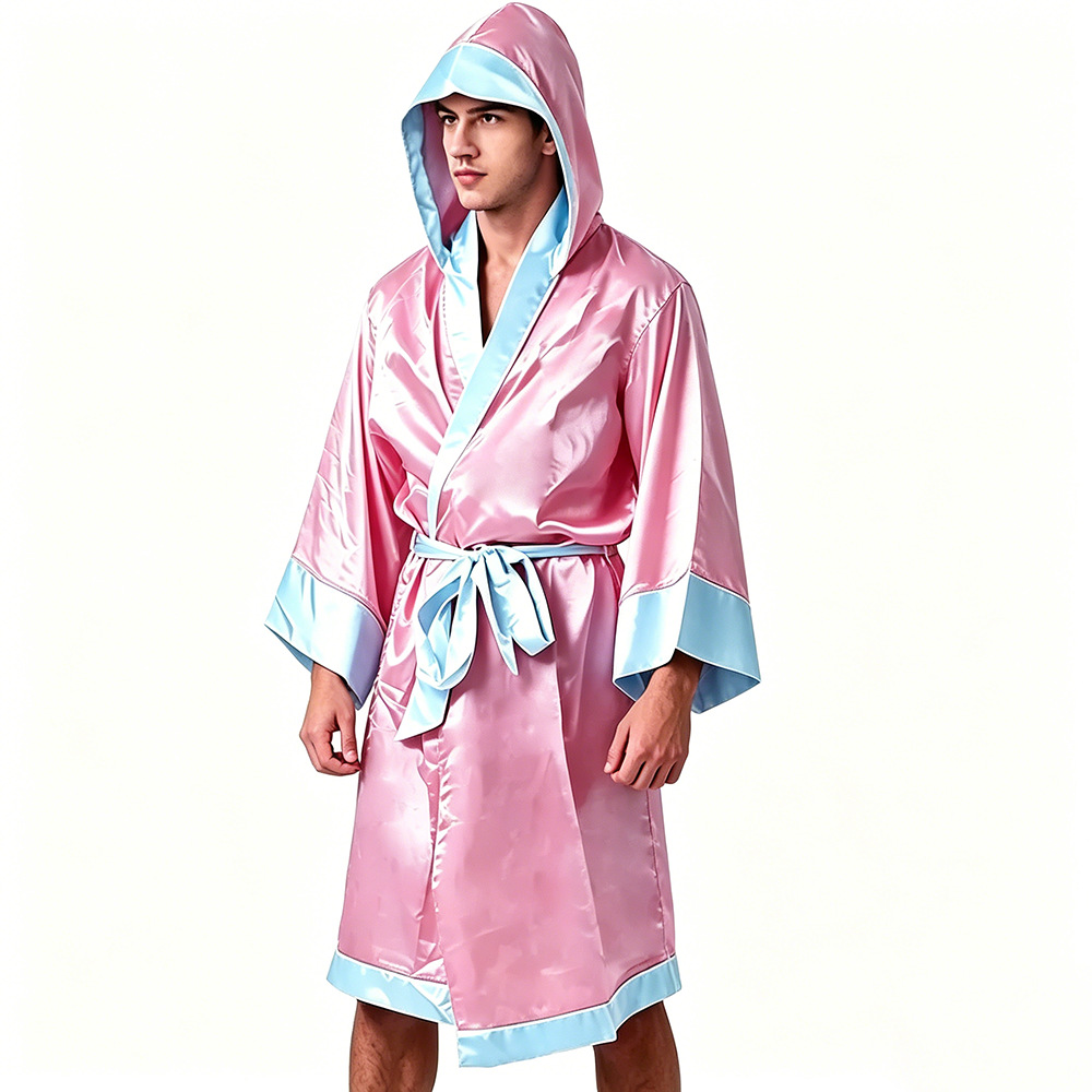 European and American Boxing Robes, Boxing Champion Martial Arts Fighting Apparel, Capes for Men and Women, Bold Boxing Outerwear, Stage Performance Costumes