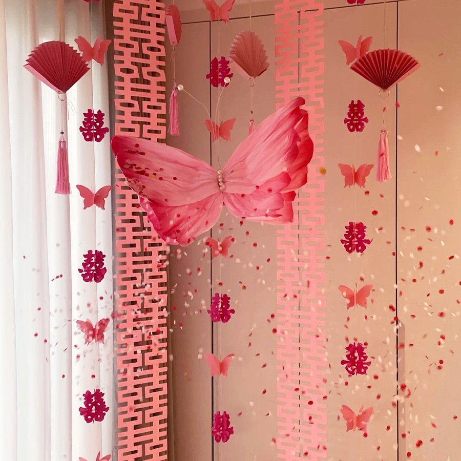 하프 팬 라떼아트 웨딩룸 - 핑크 컬러 2