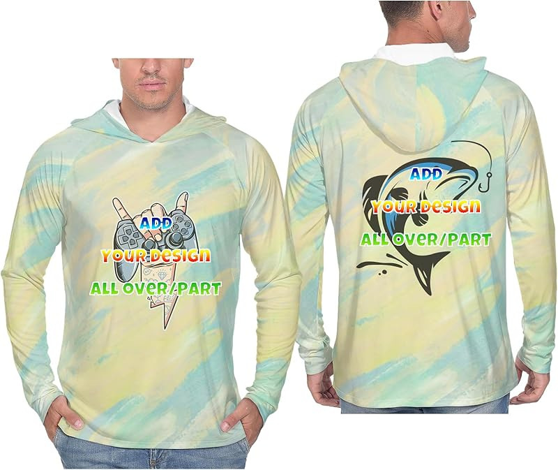 fishing hoodies 钓鱼服跨境男女卫衣连帽衫垂钓防晒速干透气上衣|undefined
