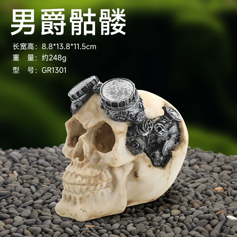 鱼缸草缸造景假山装饰水族箱摆件沉船飞机战 舰潜水艇躲避屋佛像