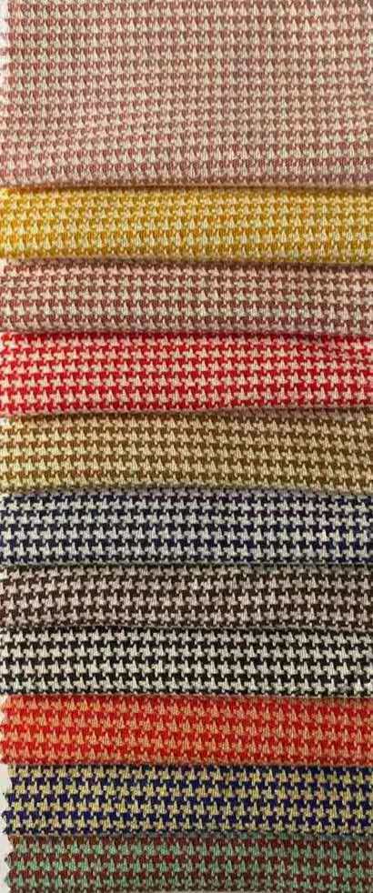 现货供应 经典千鸟格 童装女装布料 春季新款 色织千鸟格