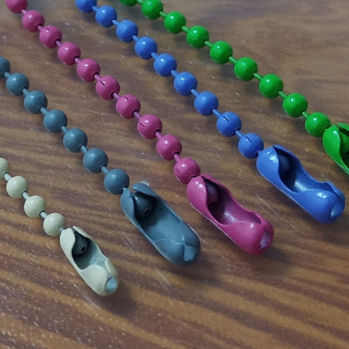 Wholesale accessories iron wave bead chain chain electroplating chain color wave bead chain nickel color chain metal wave bead chain