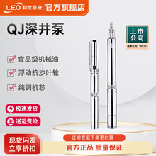 利欧水泵QJ不锈钢深井泵220v家用水井抽水农用灌溉潜水泵增压泵