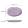 12 inch cool color fish plate/purple