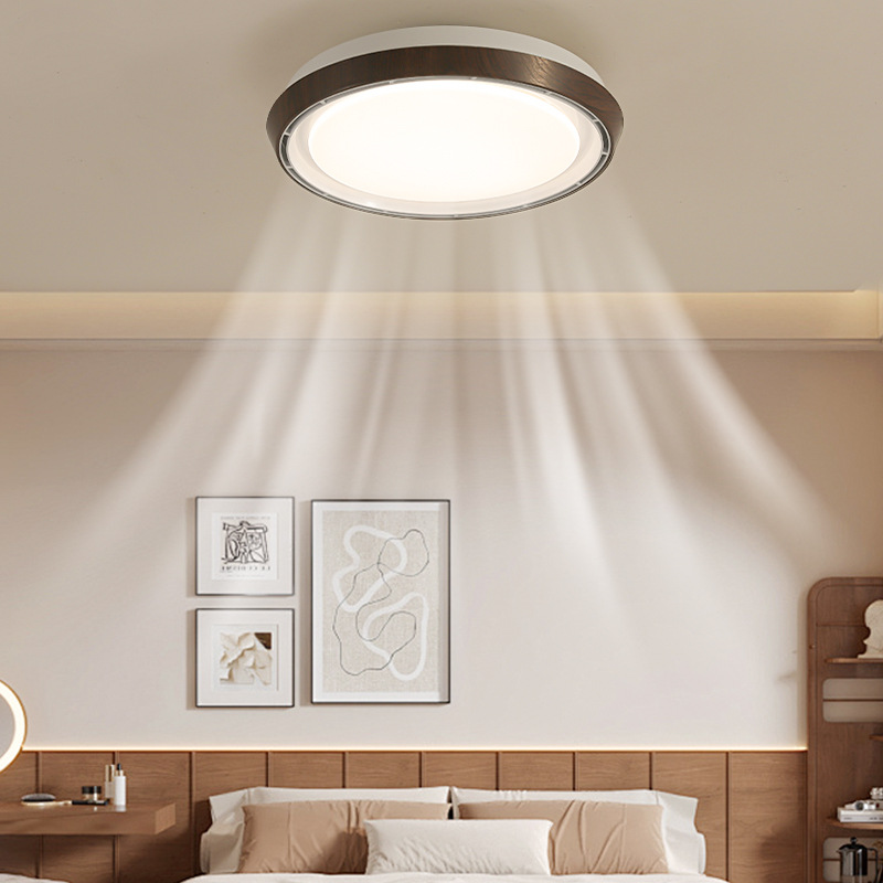 Luz de ventilador sin hoja 2026 nuevo estilo simple dormitorio estudio luz de techo francés medieval luz de ventilador invisible 461L
