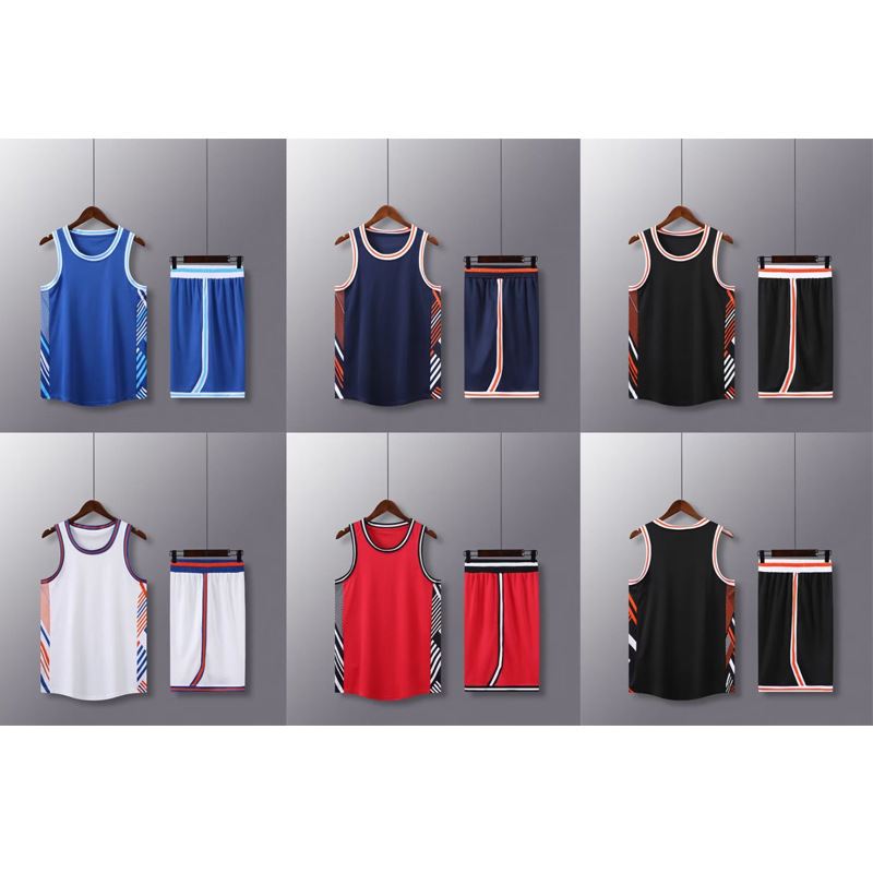 American Basketball Suit Male Student Basketball Team Suit Set Z Sports Training Suit Vest Jersey Women Set Z Printing