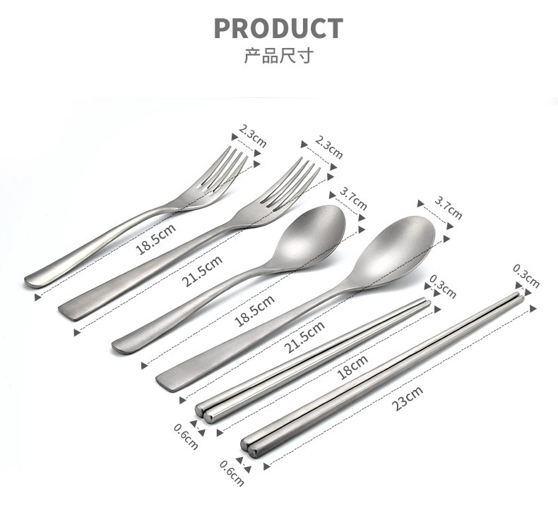 Travel tableware for camping, handheld set for home use, 3 piece set, wholesale