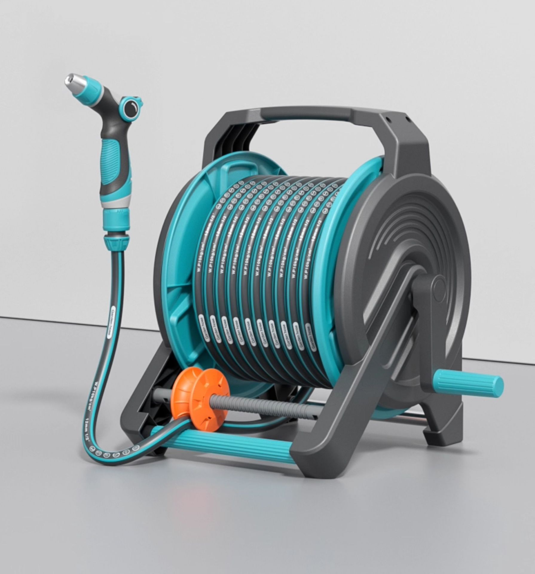 Suitable for Car Washing Water Gun Artifact, High-Pressure Powerful Hose for Watering Flowers, Household Floor Washing Booster Flushing Machine
