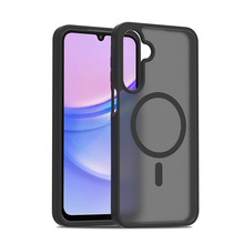 适用三星A56银盾磁吸手机壳Galaxy A36肤感A26防摔A16保护套